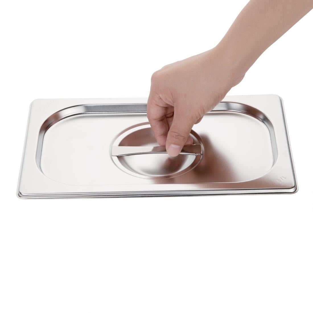 Couvercle GN 1/4 inox Vogue — K972