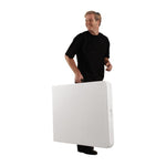 Table pliante rectangulaire Bolero blanche 1,8 m — LL001