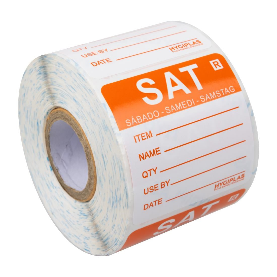 Etiquette amovible Hygiplas jour de la semaine Samedi (lot de 500) — L071