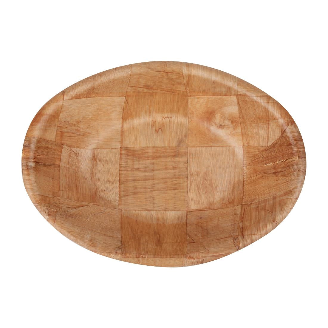 Corbeille ovale en bois grand modèle — L093