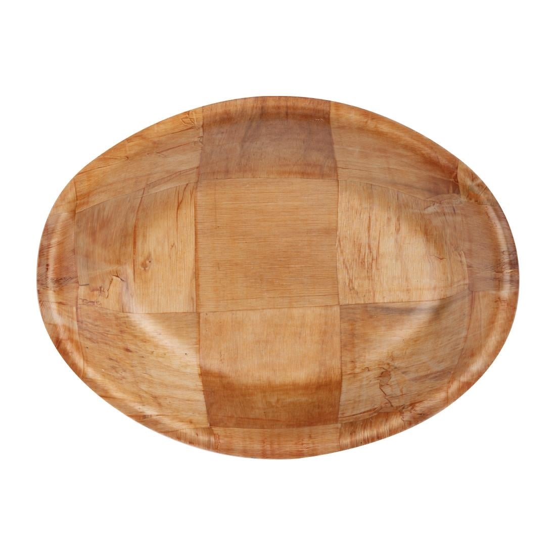 Corbeille ovale en bois grand modèle — L093