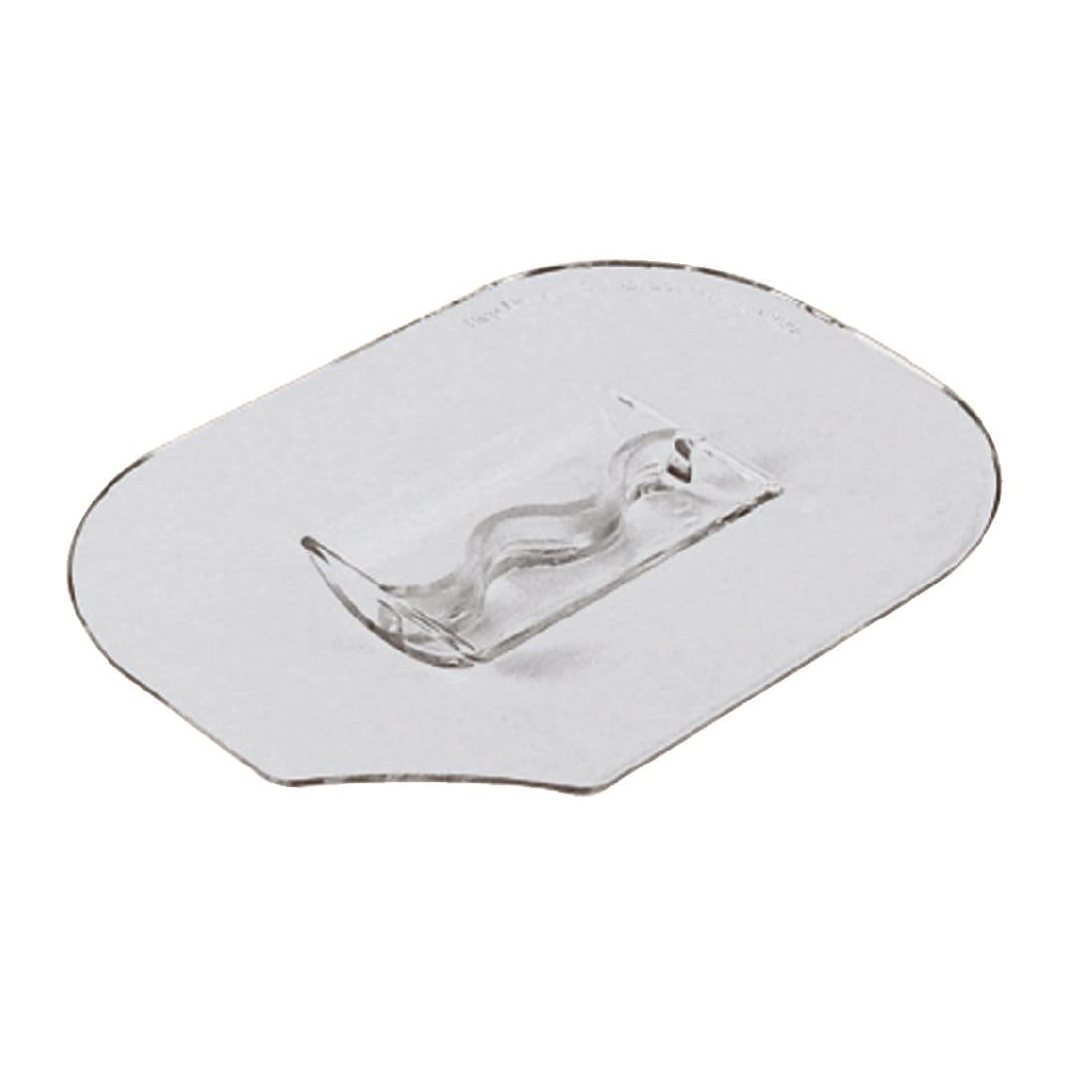 Couvercle transparent en SAN avec encoche pour saladiers Dalebrook 1,1kg — L281