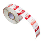 Etiquettes alimentaires code couleur rouge Hygiplas mercredi 24mm (lot de 1000) — L933