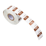 Etiquettes alimentaires code couleur marron Hygiplas jeudi 24mm (lot de 1000) — L934