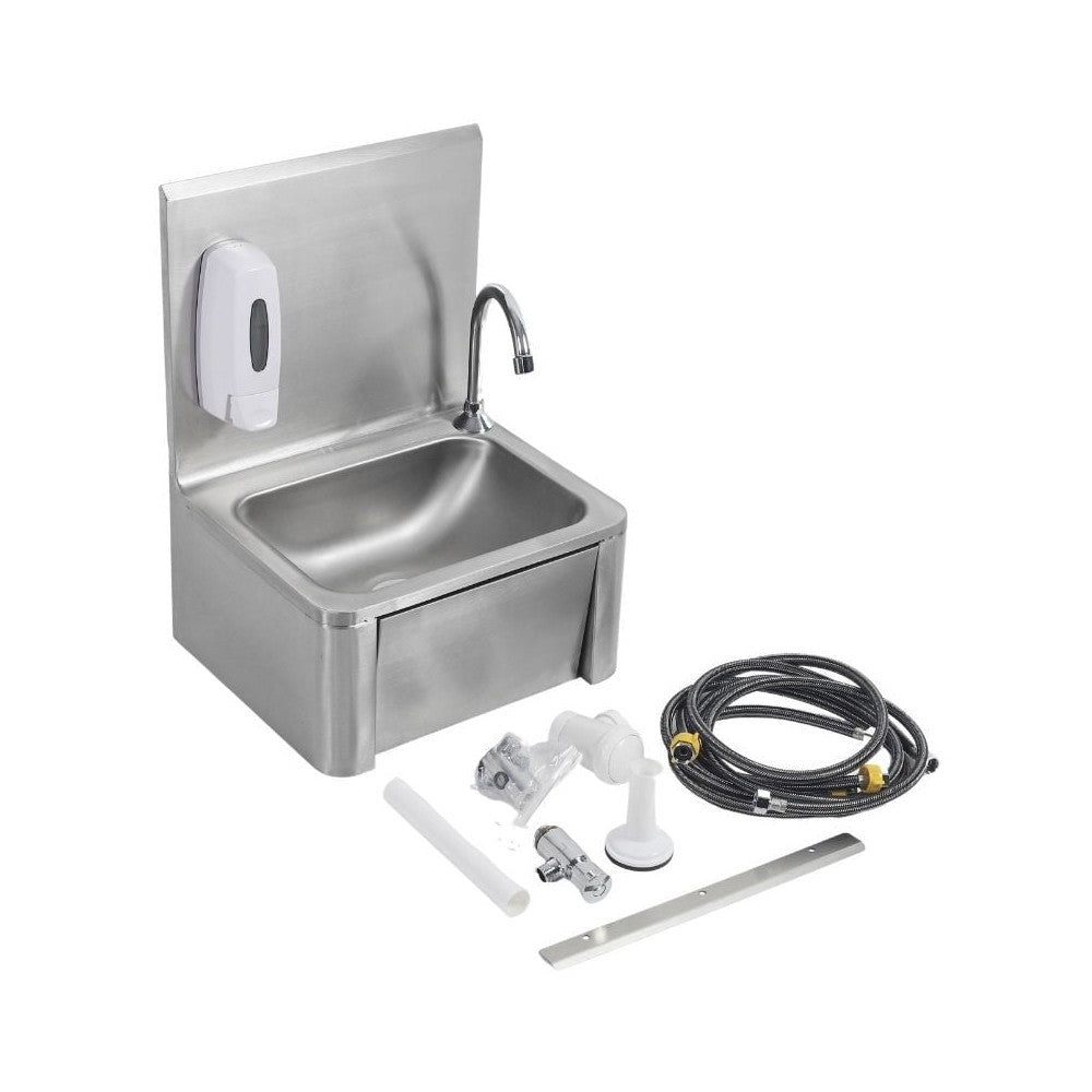 Lave-mains professionnel à commande fémorale en inox Dynasteel DLLMI2000