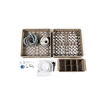 Professionele Vaatwasser 50x50 cm met Waterontharder, Naspoel- en Zeepdoseerder en Afvoerpomp - 230V