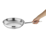 Poêle induction en acier inoxydable Vogue 280mm — M926