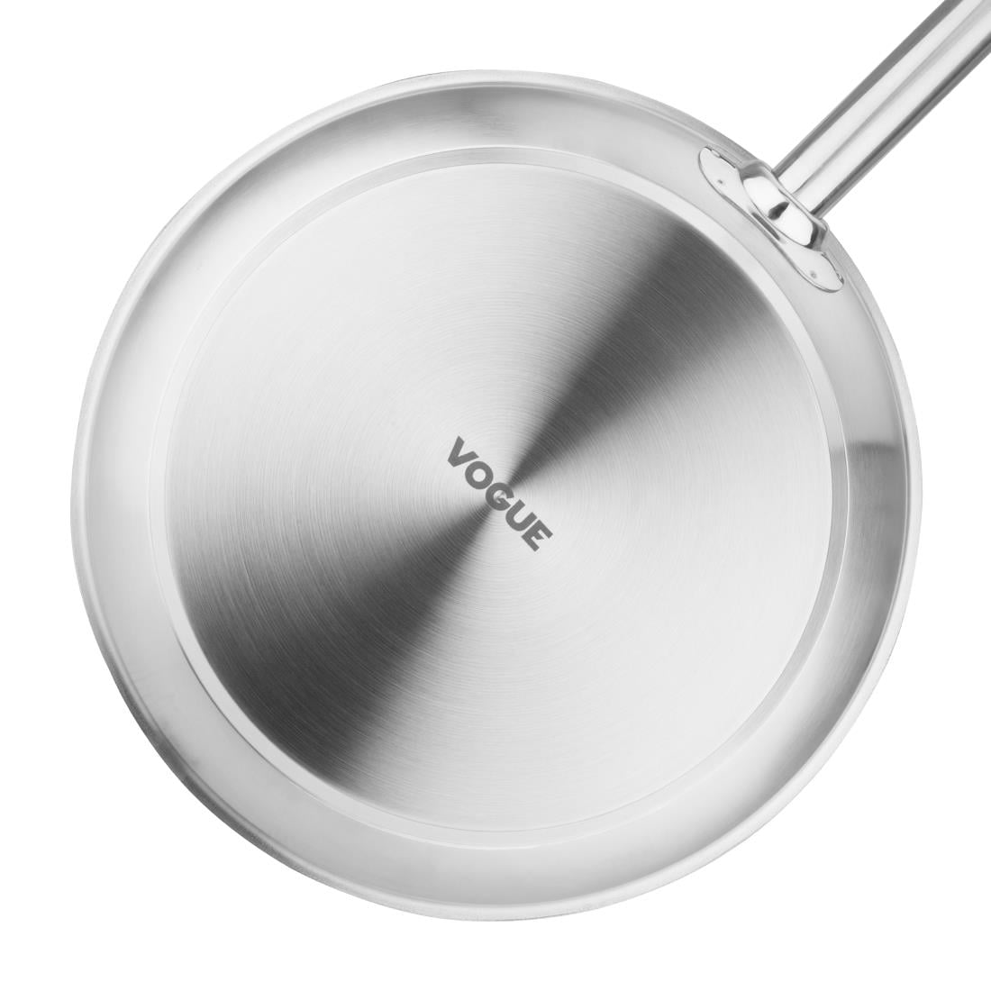 Poêle induction en acier inoxydable Vogue 280mm — M926