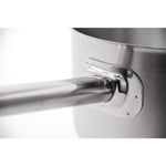 Casserole en inox avec couvercle Vogue 5L — SA605