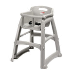Chaise haute empilable platine Rubbermaid — M959