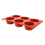 Plaque 6 muffins en silicone Pavoni Formaflex — N933