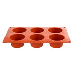 Plaque 6 muffins en silicone Pavoni Formaflex — N933