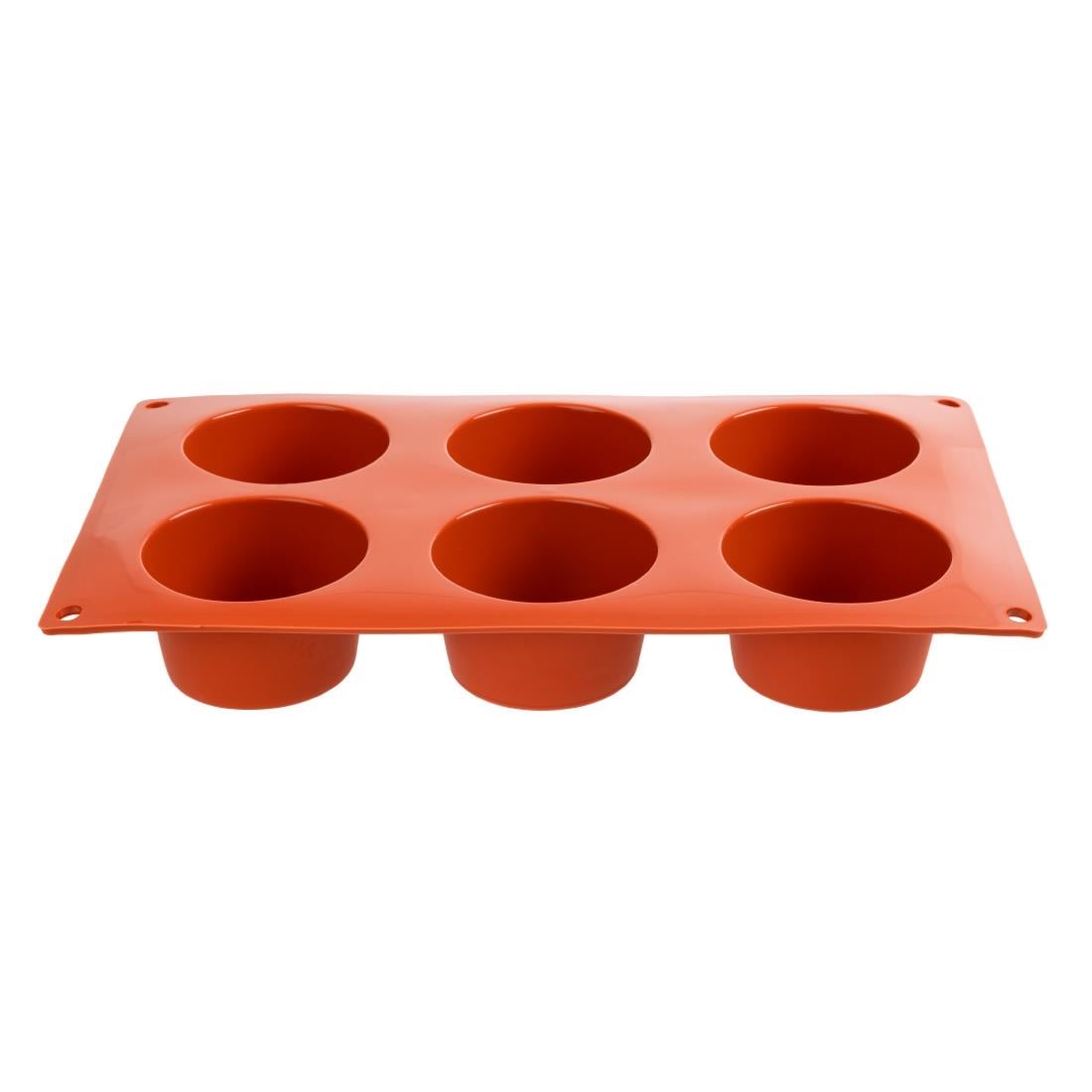Plaque 6 muffins en silicone Pavoni Formaflex — N933