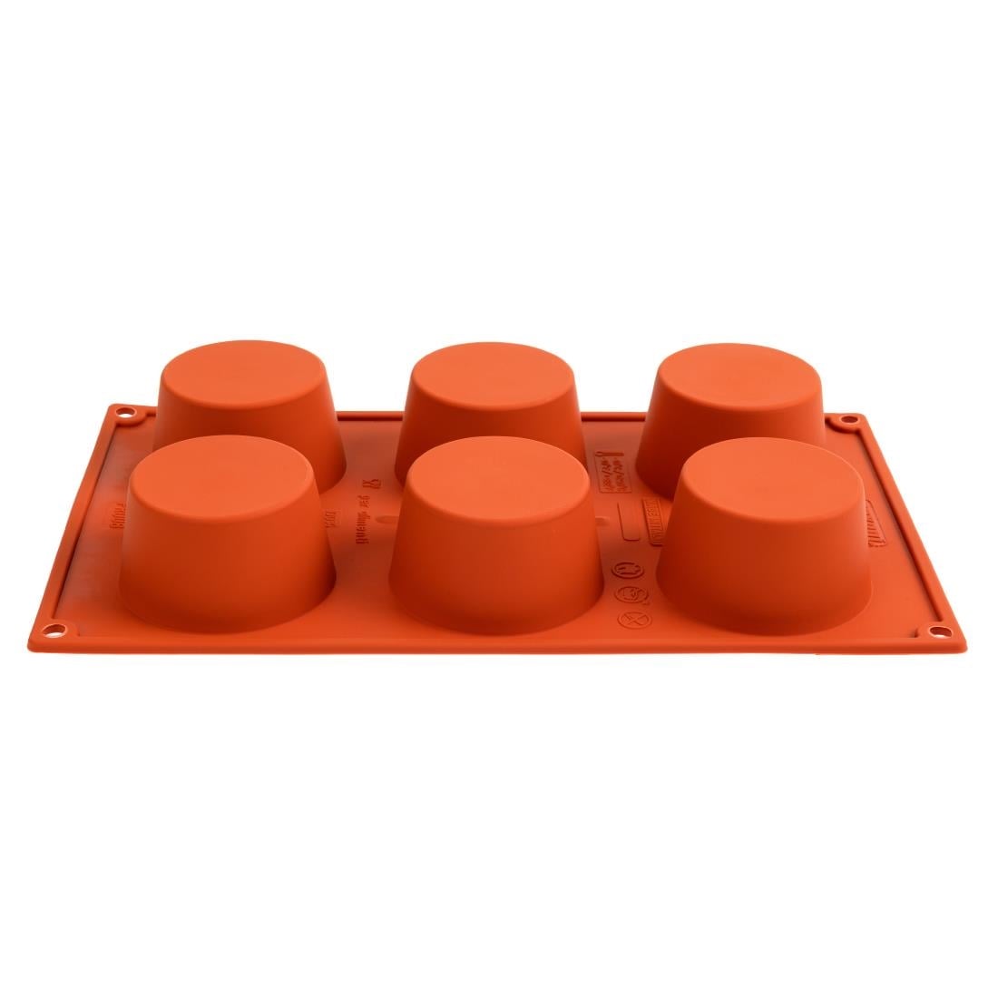 Plaque 6 muffins en silicone Pavoni Formaflex — N933
