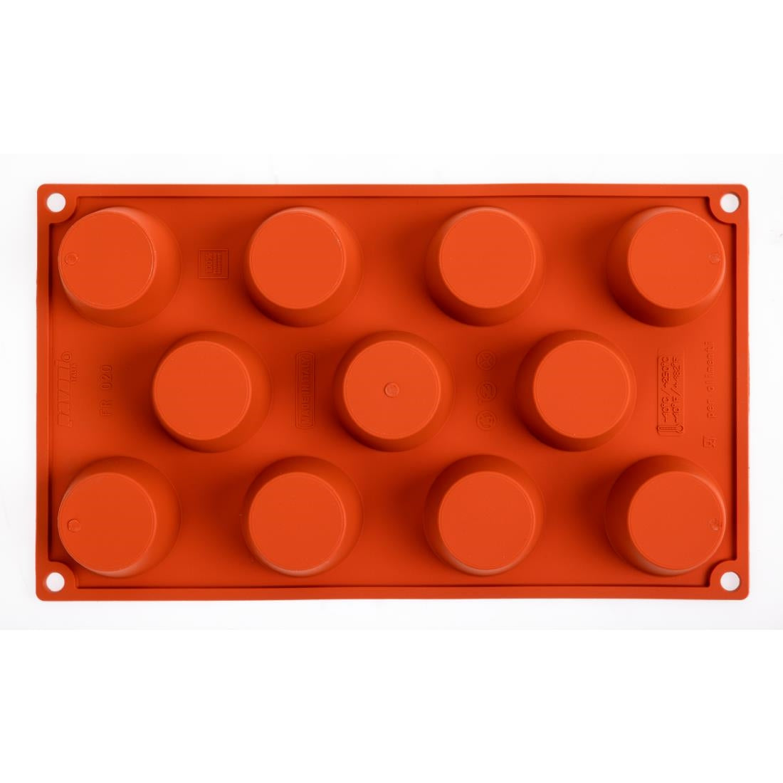 Plaque 11 mini-muffins en silicone Pavoni Formaflex — N934