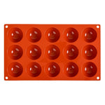 Plaque 15 demi-sphères en silicone Pavoni Formaflex — N936