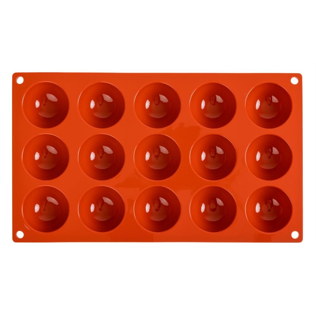 Plaque 15 demi-sphères en silicone Pavoni Formaflex — N936