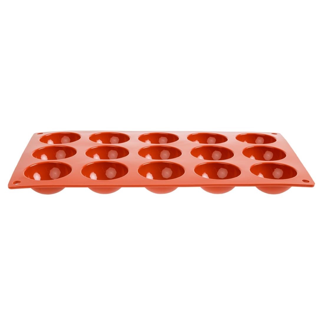 Plaque 15 demi-sphères en silicone Pavoni Formaflex — N936