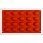 Plaque 20 mini-madeleines en silicone Pavoni Formaflex — N939