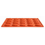 Plaque 20 mini-madeleines en silicone Pavoni Formaflex — N939