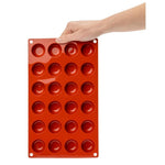 Plaque 24 pomponnettes en silicone Pavoni Formaflex — N940