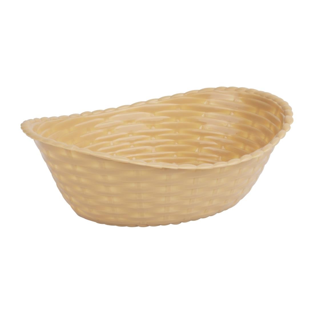 Panier ovale en polypropylène Olympia Kristallon — P017