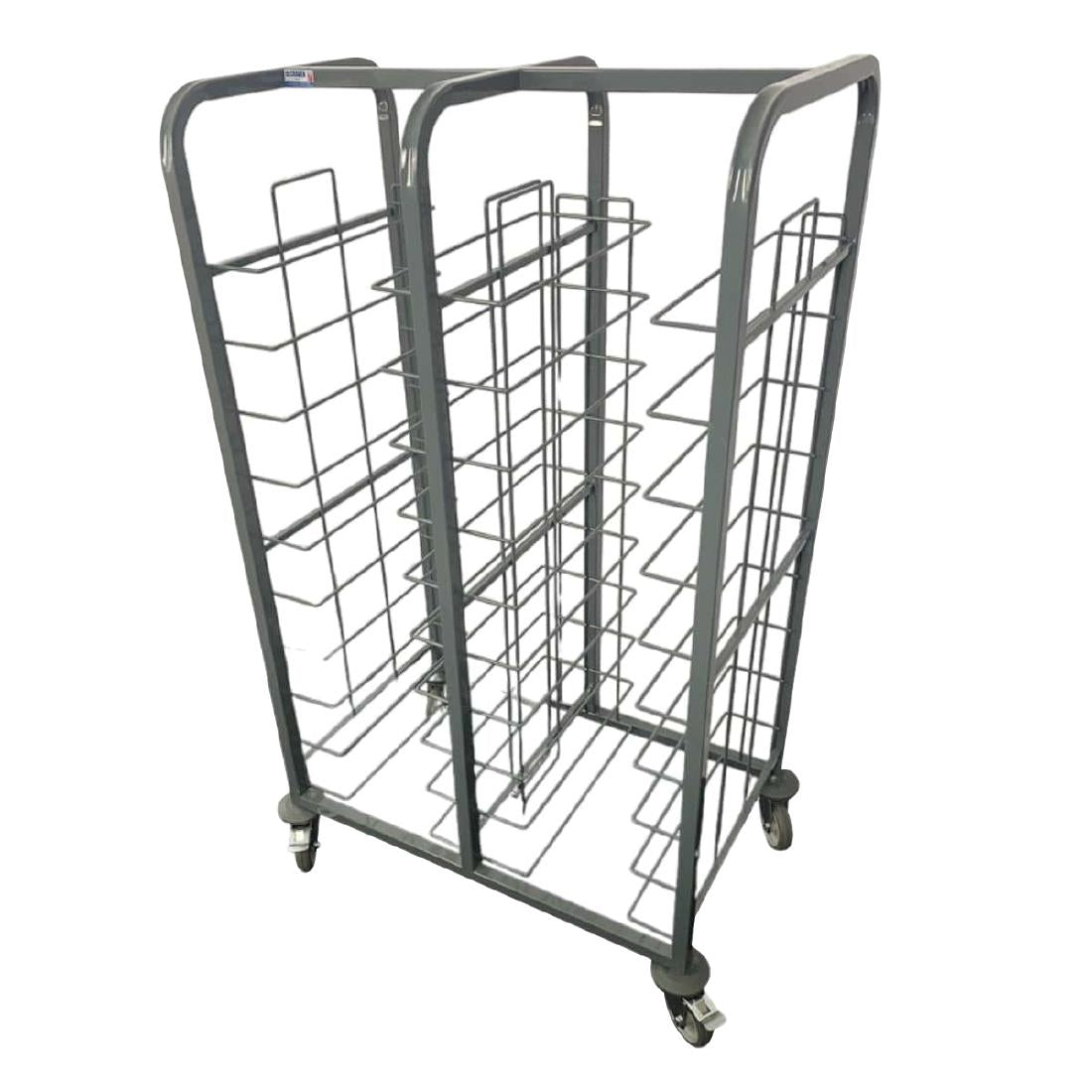 Chariot de débarrassage en acier 20 plateaux Craven — P104