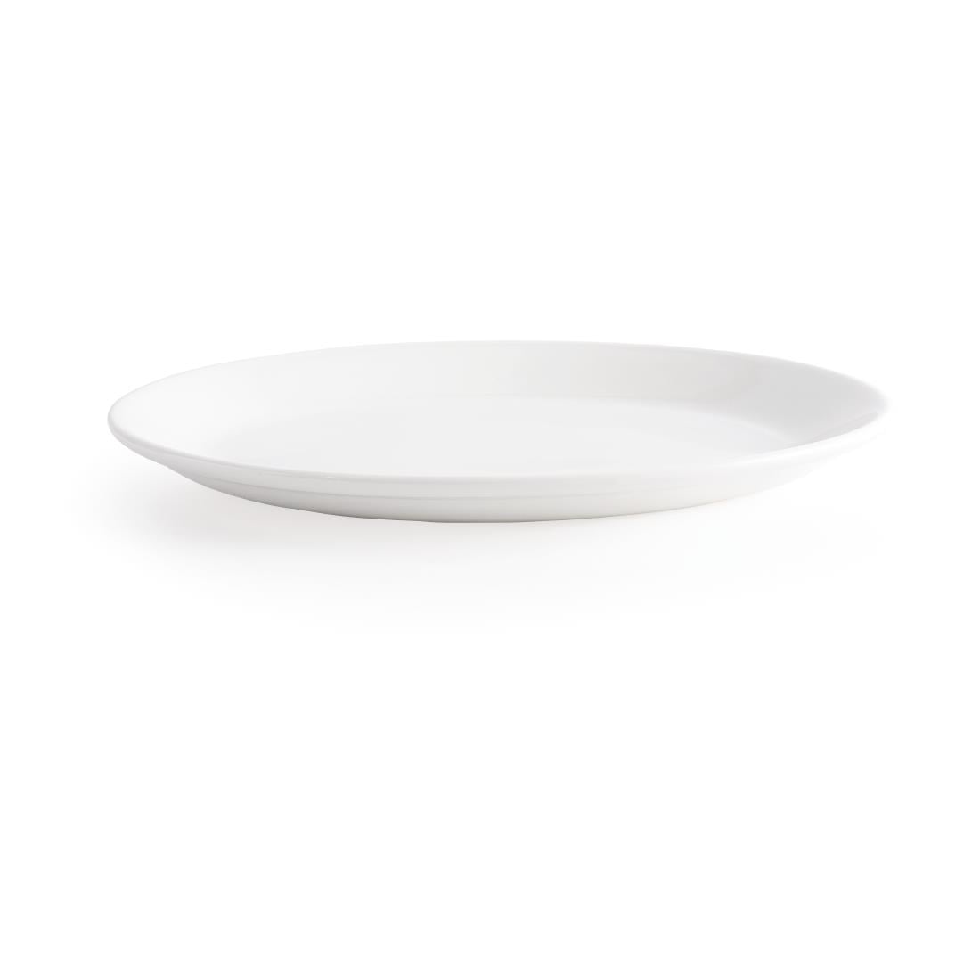 Plateaux ovales blancs Churchill 305mm (lot de 12) — P292