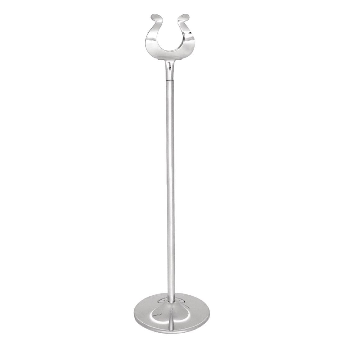 Support numéro de table en inox Olympia 305mm — P344