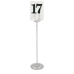 Support numéro de table en inox Olympia 305mm — P344