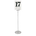 Support numéro de table en inox Olympia 255mm — W621