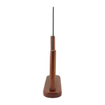 Ardoise de table Securit finition acajou 320 x 270mm — P487