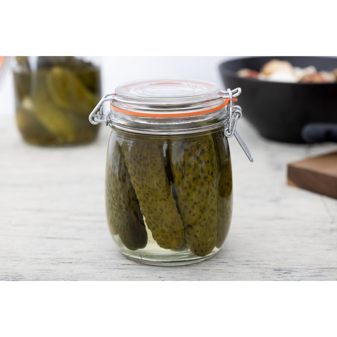 Bocal à conserve à clip 750ml Vogue — P491