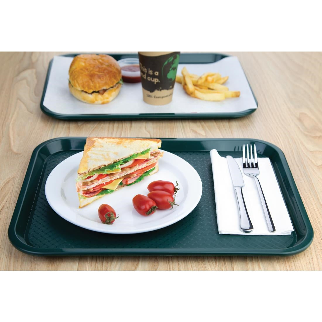 Plateau self-service Olympia Kristallon 415x305mm vert — P505