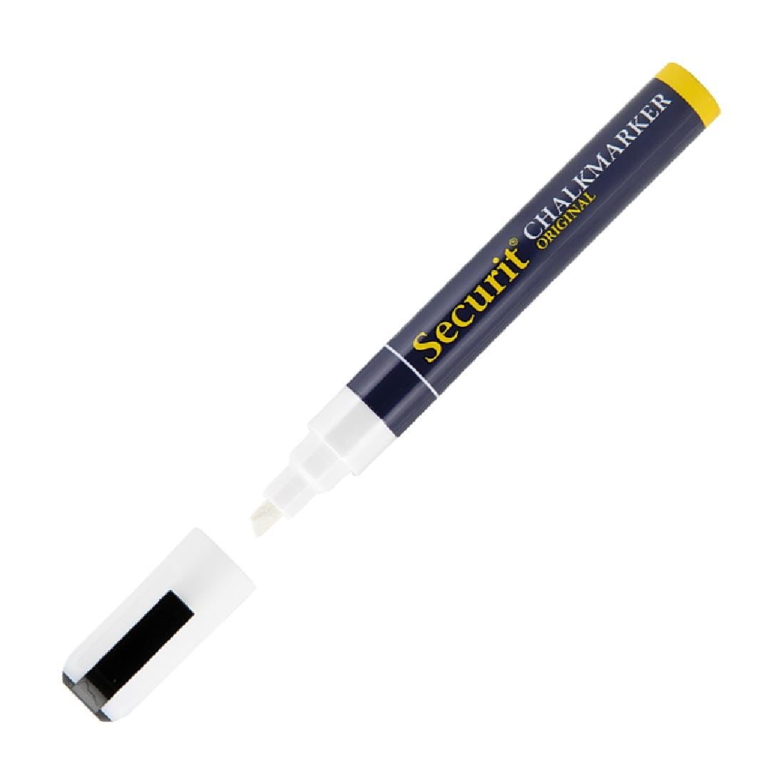 Marqueur craie 6mm Securit blanc — P520