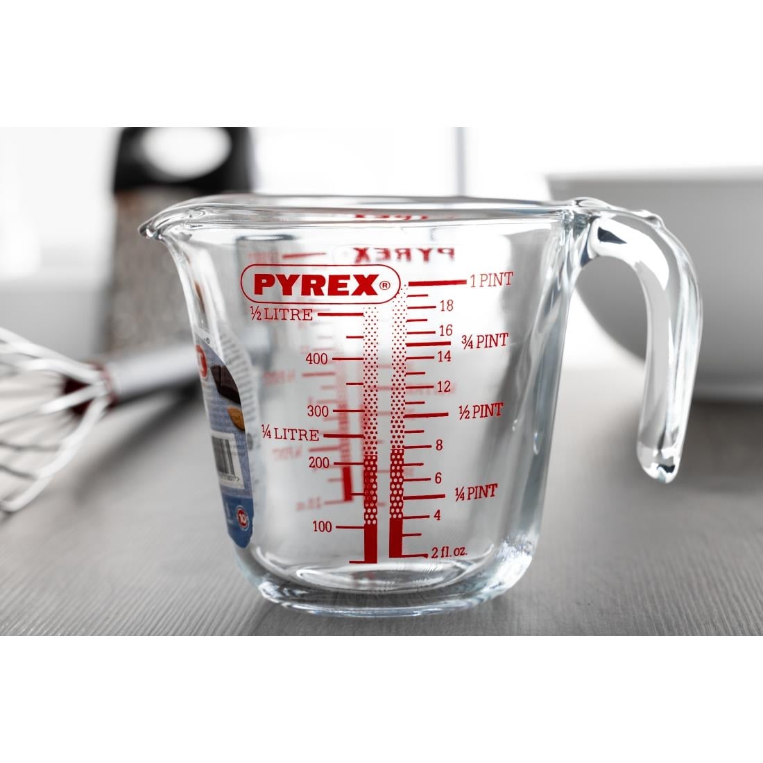 Mesure en verre graduée Pyrex 500ml — P586