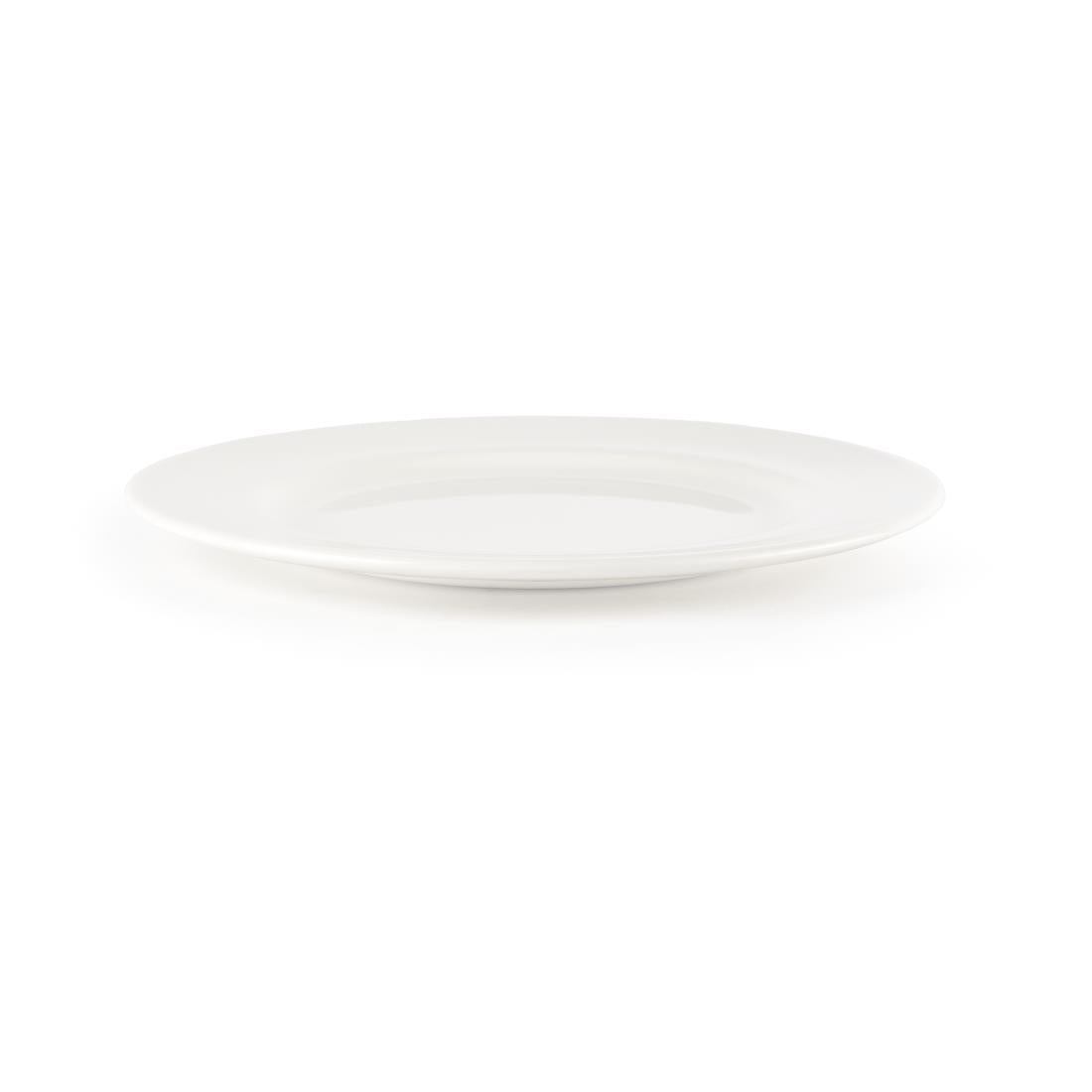 Assiettes classiques blanches Churchill 254mm (lot de 24) — P603