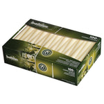 Bougies effilées Bolsius 254 mm ivoire (lot de 100) — P962