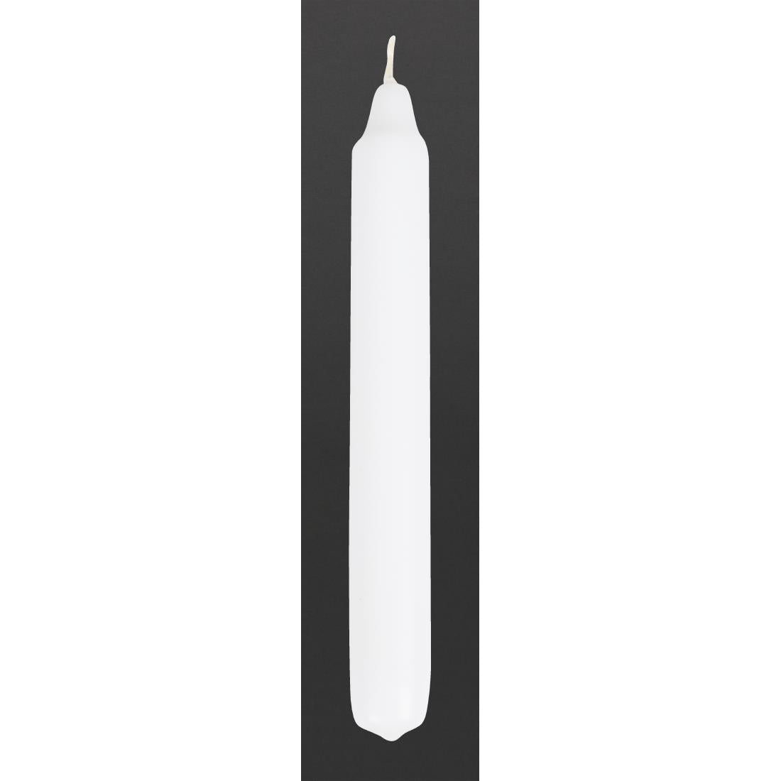 Bougies bistro Bolsius 177mm blanches (lot de 45) — P963