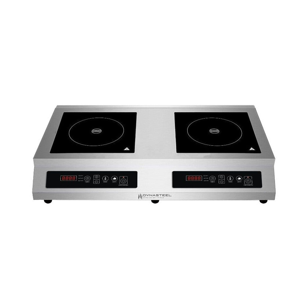 Dynasteel Professional dubbele inductiekookplaat – 3500 W (2000 W + 1500 W)