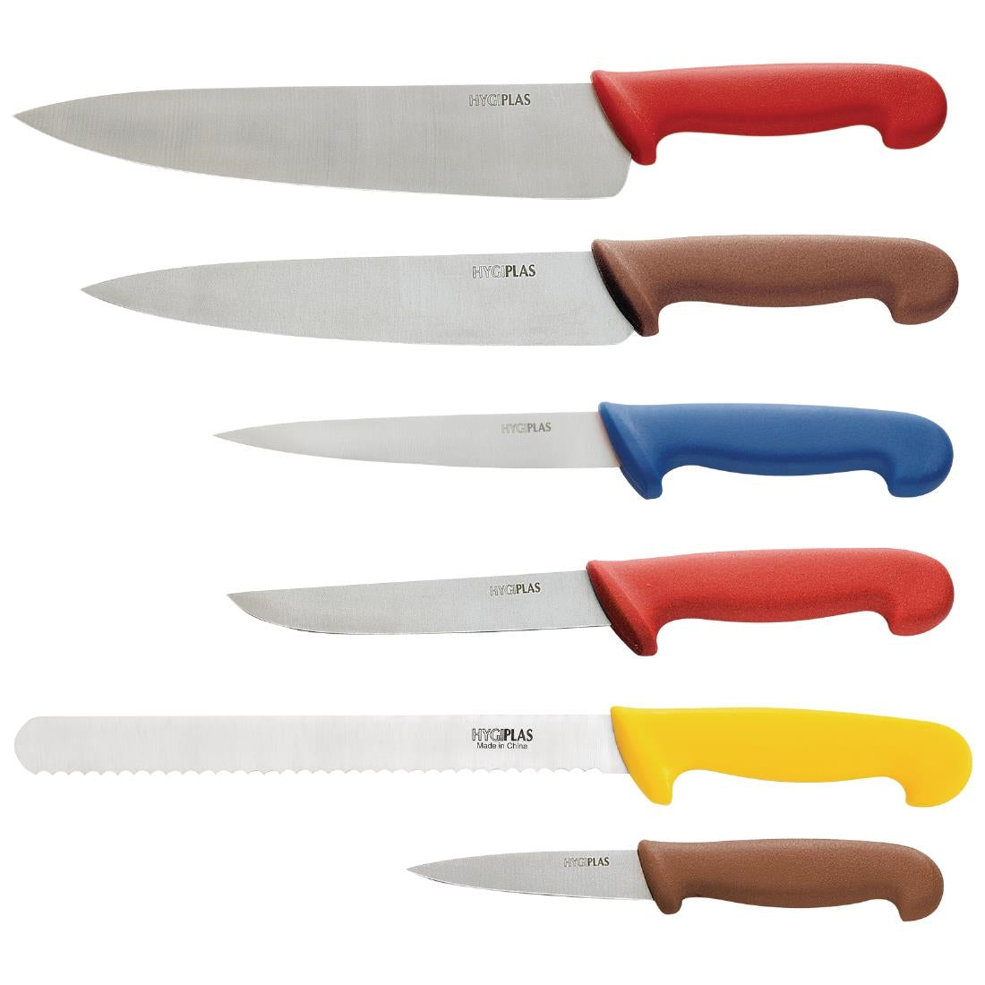 Ensemble de couteaux code couleur Hygiplas — S088