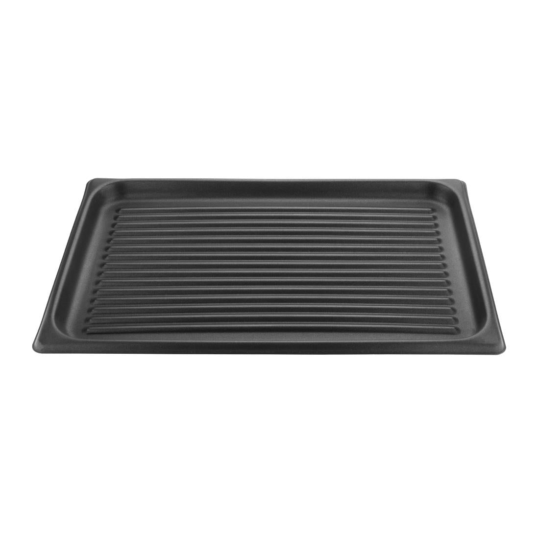 Plaque rainurée GN 1/1 antiadhésive Vogue — S372