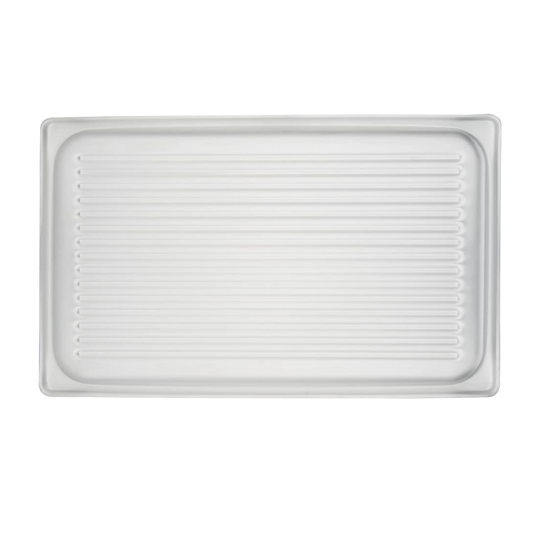 Plaque rainurée GN 1/1 antiadhésive Vogue — S372