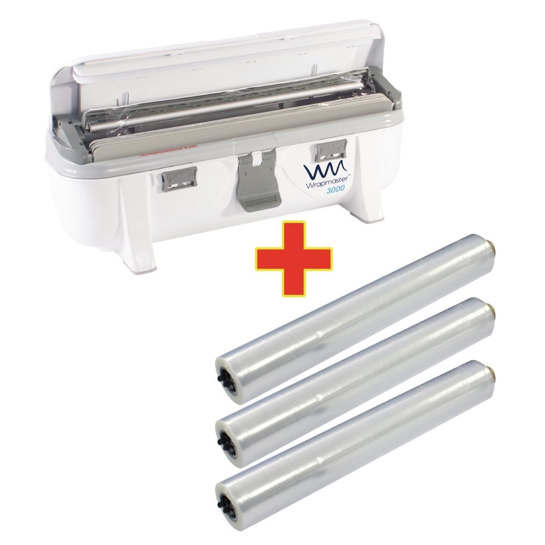 Distributeur Wrapmaster 3000 et 3 x 300m de film alimentaire — S568