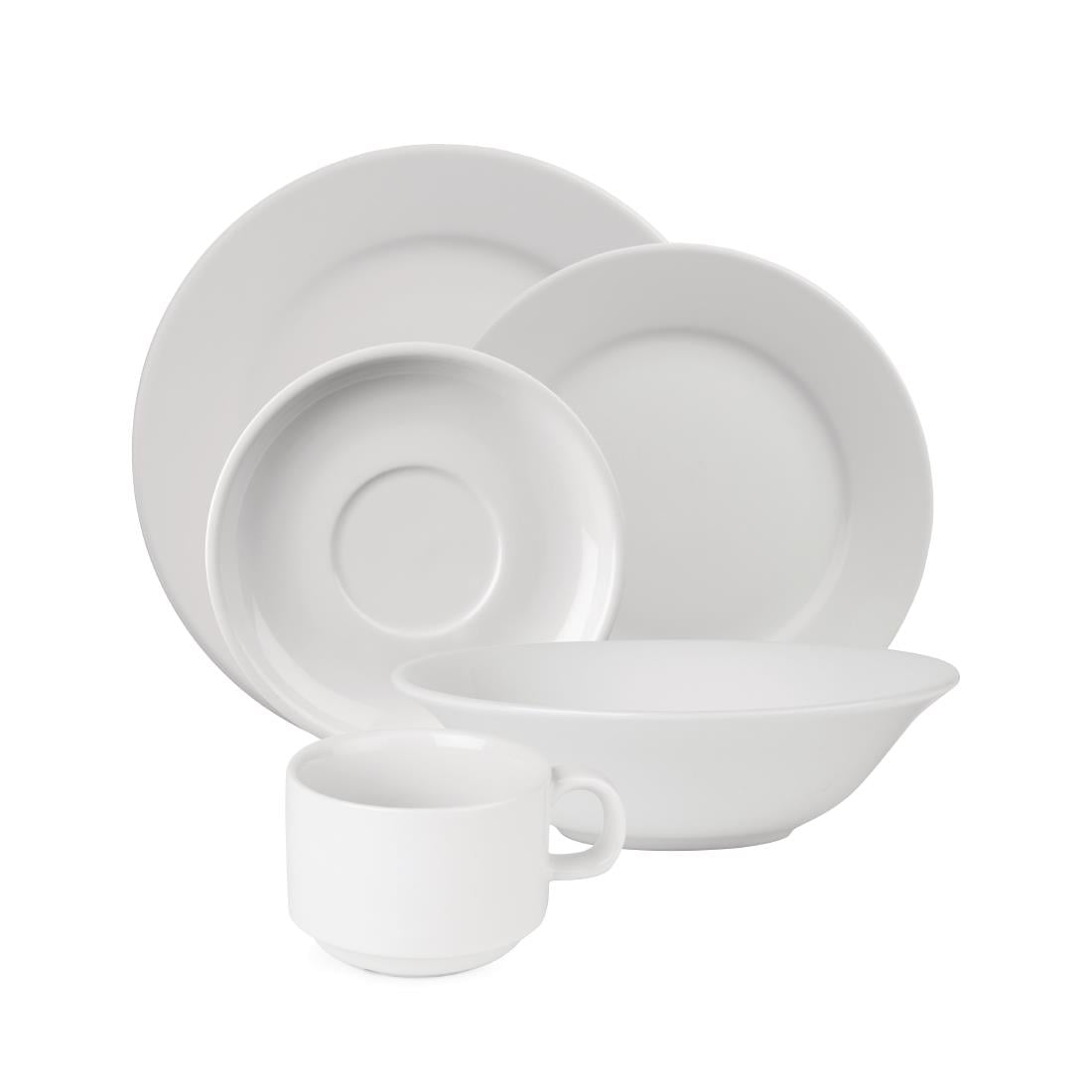 OFFRE SPÉCIALE lot de 24 ensembles composés de 5 pièces Athena Hotelware — S610