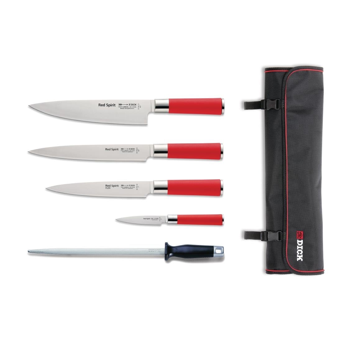 Ensemble de 5 couteaux Dick Red Spirit et étui — S902