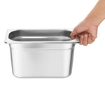 Ensemble de 4 bacs GN 1/4 en inox avec couvercles Vogue — SA247