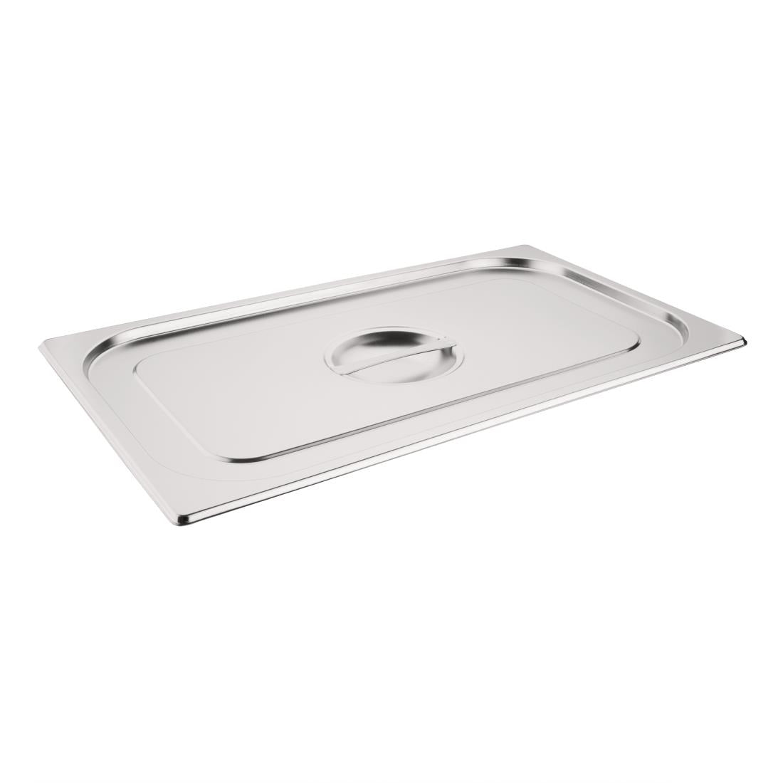 Bac GN 1/1 en inox avec couvercle Vogue — SA248