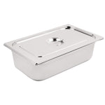 Bac GN 1/1 en inox avec couvercle Vogue — SA248