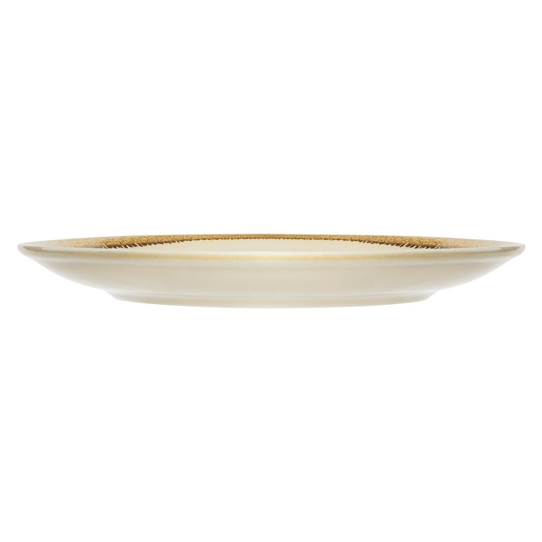 Assiettes plates rondes Kiln Olympia sable 230mm (lot de 6) — SA284